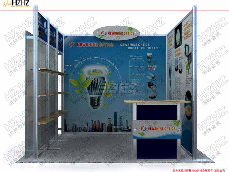 洪鐘會展服務燈光展架照明產品展具